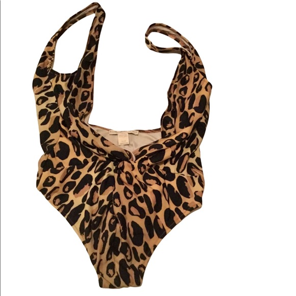 DIANE VON FURSTENBURG PLUNGE FRONT ONE PIECE.